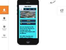 Tablet Screenshot of damwestpontoonrentals.com